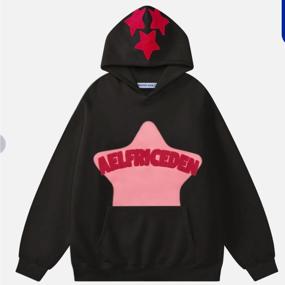 AELFRIC EDEN EMBROIDERY EDEN STAR HOODIE